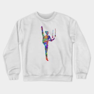 Rhythmic gymnastics juggling Crewneck Sweatshirt